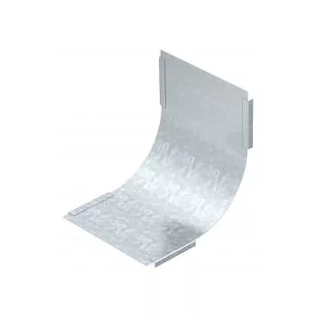   Obo Bettermann 7131527 DBV 600 S DD fedél 90°-os sarokidomhoz emelkedő B600mm DD szalaghorganyzott Zink/Alumínium, Double Dip, DIN EN 10346