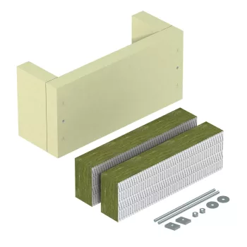   Obo Bettermann 7215706 ZSE90-35-11 Húzásmentesítő függőleges kábelnyomvonalhoz 440x160x140