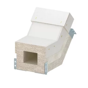   Obo Bettermann 7217934 PLCS VR091220 Függőleges ív emelkedő EI60 PLCS D090810-hez 200x120