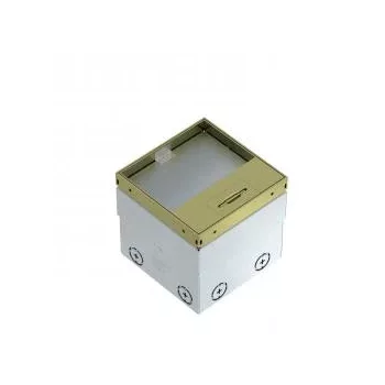   Obo Bettermann 7368346 UDHOME2 GM15 Szerelvénybeépítő egys. üres burkolható 15 mm mély sárgaréz 140x140x110