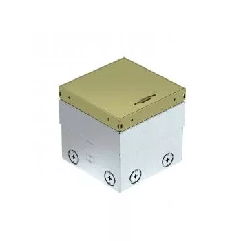   Obo Bettermann 7368348 UDHOME2 GM Szerelvénybeépítő egys. üres fix sárgaréz tető 140x140x110
