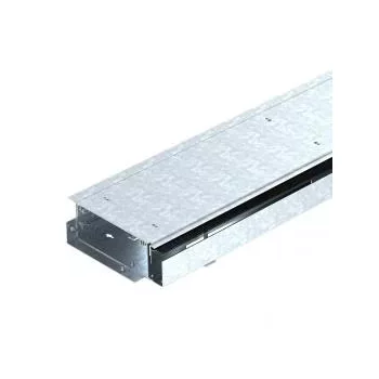   Obo Bettermann 7403816 OKB U 25085 BLON csatornaegység porvédővel 2000x273x80 FS szalaghorganyzott, DIN EN 10346