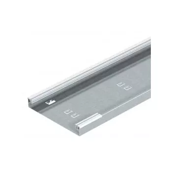   Obo Bettermann 7404874 AIKA U 15040 leágazócsatorna alsó része padlóra szerelt csatornához 2400x150x40 FS szalaghorganyzott, DIN EN 10346