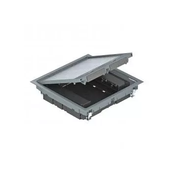   Obo Bettermann 7405037 GES9 55U V 7011 szerelvénybetét  263x263x59   acélszürke