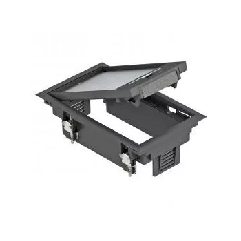   Obo Bettermann 7405116 GES2 U 7011 szerelvénybetét csatornaszereléshez 192x118x70   acélszürke