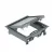 Obo Bettermann 7405145 GES4-2U10T 7011 Szerelvénybeépítő egység univerzális 222x222x65   acélszürke