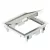 Obo Bettermann 7405191 GES4M-2 10U szerelvénybetét univerzális szereléshez 223x223x70