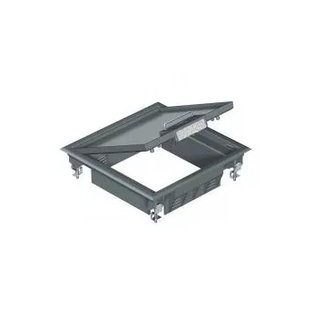   Obo Bettermann 7405196 GES4 U 7011 szerelvénybetét csatornaszereléshez 217x217x61   acélszürke