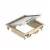 Obo Bettermann 7405204 GES4 U 1019 szerelvénybetét csatornaszereléshez 217x217x61   Szürkésbézs