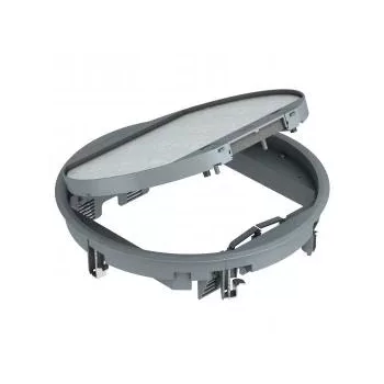   Obo Bettermann 7405465 GESR9-2U12T 7011 Szerelvénybeépítő egység univerzális 324x324x68   acélszürke