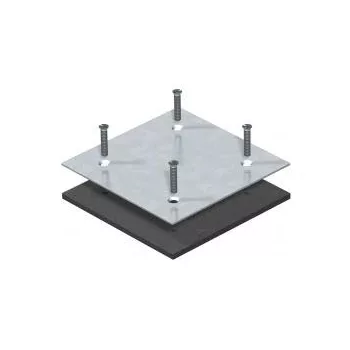  Obo Bettermann 7407076 DAT F vaklemez Telitank szerelőnyíláshoz 100x100x3 FS szalaghorganyzott, DIN EN 10346
