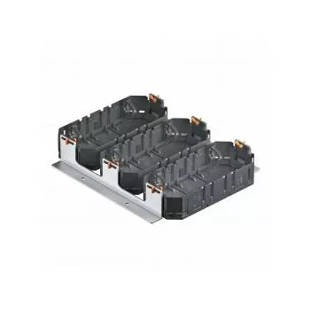   Obo Bettermann 7407651 MS3 3UT3 Nagyterhelésu szereloszett 3 db UT3-as univerzális tartó 250x207x44 FS szalaghorganyzott, DIN EN 10346
