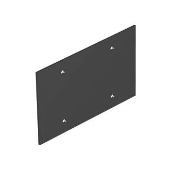   Obo Bettermann 7408116 T12L P02S 9011 fedlap  142x88mm   grafitszürke