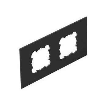   Obo Bettermann 7408464 T8NL P3 9011 fedlap 2xEKR, T4L/T8NL-hez    grafitszürke