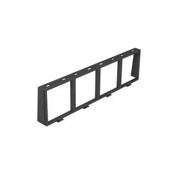   Obo Bettermann 7408670 MT45V 4 beépítő keret 4 x 1 Modul 45-höz    grafitszürke