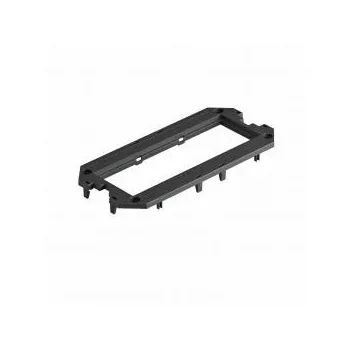   Obo Bettermann 7408753 UT3 P3 Fedlap UT3-hoz, 3 db Modul 45 részére 165x76x4   grafitszürke
