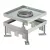 Obo Bettermann 7408938 RKFN3 9 V SL1 16 Nagyteherb. négyz. kazetta SL1 tubusfedél 243x243x100