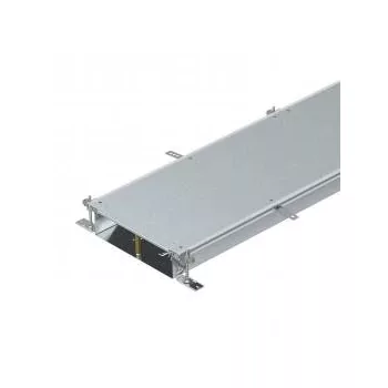   Obo Bettermann 7424500 OKA-W20010050R nyitható padlócsatorna zárt, bepattintható 2400x200x100 FS szalaghorganyzott, DIN EN 10346