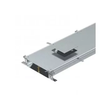   Obo Bettermann 7424622 OKA-W40010050D4 nyitható padlócsatorna GES4 szerelvénybetéthez 2400x400x100 FS szalaghorganyzott, DIN EN 10346