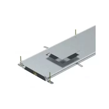   Obo Bettermann 7424720 OKA-W4006050D9 nyitható padlócsatorna GES9 szerelvénybetéthez 2400x400x60 FS szalaghorganyzott, DIN EN 10346