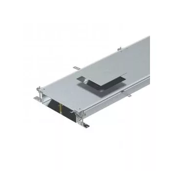   Obo Bettermann 7424744 OKA-W60010050D9 nyitható padlócsatorna GES9 szerelvénybetéthez 2400x600x100 FS szalaghorganyzott, DIN EN 10346