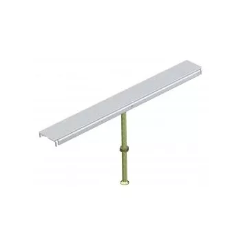   Obo Bettermann 7424984 DSU2 600 10050 Fedélillesztő-alátámasztás OKA-W-hez  FS szalaghorganyzott, DIN EN 10346