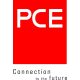 PCE, 743-6, ipari csatlakozó beépíthető dugvilla ferde 3P (2P+F) 125A 6h, 230V 50/60 Hz, IP67, Dfb-1252, kék, csavaros csatlakozás (PCE 743-6)