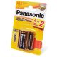 Panasonic Alkáli Power 1,5 V LR03 ( AAA ) alkáli, tartós mikró elem, nagy energiaigényű készülékekhez. 6 db / csomag ( ALKÁLI LR03APB-6BP )