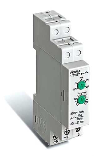 Perry Electric 1IT1067 Moduláris lépcsőházi automata,zéró átmeneti kapcsolással, 3 vagy 4 vezetékes rendszerhez