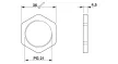 Phoenix Contact VS-08-A-RJ45/MOD-1-R-IP67 RJ45 Keystone szerelőkeret IP67 szürke ( 1689844 )