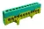 Pollmann, kalapsínre rögzíthető sorkapocs, 12x16mm2 zöld/sárga, csavaros csatlakozás, PE12-F2 (Pollmann 2020270)