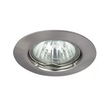   Rábalux 1089 SPOTRELIGHT beltéri ráépíthető és beépíthető lámpa szatin króm színben, GU5.3 foglalattal, IP20 védettséggel ( Rábalux 1089 )