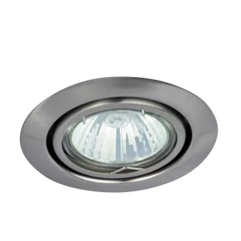   Rábalux 1093 SPOTRELIGHT beltéri ráépíthető és beépíthető lámpa szatin króm színben, GU5.3 foglalattal, IP20 védettséggel ( Rábalux 1093 )
