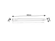 Rabalux Byron 1444 pultmegvilágító lámpa, ezüst, beépített LED 4 W, 250 lm, 4000 K, IP20