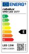 Rábalux 1577 SMD-LED fényforrás, E27 foglalat, 1521 lm, 14W teljesítmény, 15000h élettartammal, AC 220-240V, 2700K, 3 év garanciával ( Rábalux 1577 )