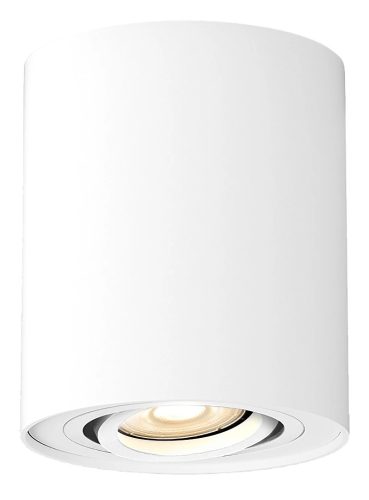Rábalux 2048 KOBALD beltéri ráépíthető és beépíthető lámpa matt fehér színben, GU10 foglalattal, IP20 védettséggel ( Rábalux 2048 )