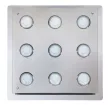 Rabalux Naomi 2643 mennyezeti lámpa, füstszínű, 9x GU10 (max 15 W) foglalat, IP20