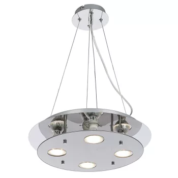 Rabalux Naomi 2647 függeszték, füstszínű, 4x GU10 (max 15 W) foglalat, IP20