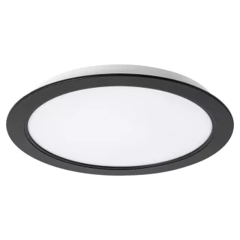   Rábalux 2681 SHAUN beltéri ráépíthető és beépíthető lámpa fekete színben, 2300 lm, 24W teljesítmény, 25000h élettartammal, IP20 védettséggel, 5 év garanciával, 4000K ( Rábalux 2681 )