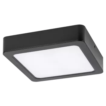   Rábalux 2689 SHAUN beltéri ráépíthető és beépíthető lámpa fekete színben, 1035 lm, 12W teljesítmény, 25000h élettartammal, IP20 védettséggel, 5 év garanciával, 4000K ( Rábalux 2689 )