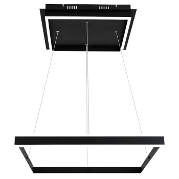 Rabalux Quadro 3085 függeszték, matt fekete, beépített LED 60 W, 1670 lm, 4000 K, IP20