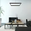Rabalux Quadro 3085 függeszték, matt fekete, beépített LED 60 W, 1670 lm, 4000 K, IP20