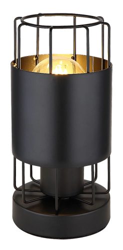 Rábalux 3124 DIMITRI beltéri asztali lámpa fekete színben, E27 foglalattal, IP20 védettséggel ( Rábalux 3124 )