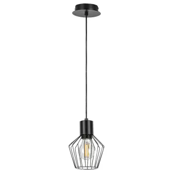   Rábalux 3539 BELANO beltéri függeszték fekete színben, E27 foglalattal, IP20 védettséggel ( Rábalux 3539 )