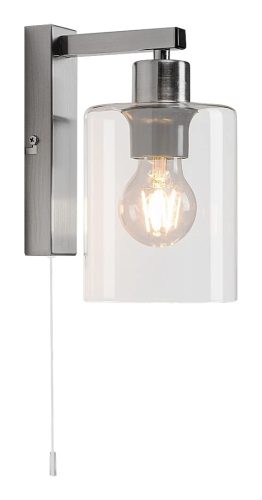 Rábalux 3579 MIROSLAW beltéri fali lámpa szatin króm színben, E27 foglalattal, IP20 védettséggel ( Rábalux 3579 )