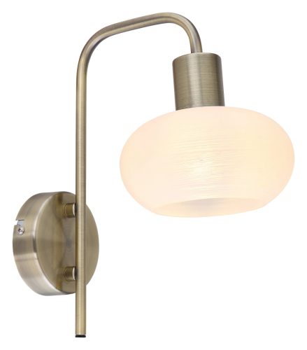 Rábalux 3916 SORINA beltéri fali lámpa antik sárgaréz színben, E14 foglalattal, IP20 védettséggel ( Rábalux 3916 )