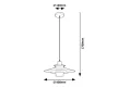 Rabalux Cameron 4313 függeszték, szürke, 1x E27 (max 40 W) foglalat, IP20