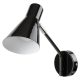 Rábalux 4504 ALFONS beltéri fali lámpa fekete színben, E27 foglalattal, IP20 védettséggel ( Rábalux 4504 )