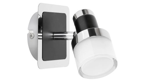 Rábalux 5021 HAROLD beltéri fürdőszobai lámpa fekete színben, 400 lm, 5W teljesítmény, 25000h élettartammal, IP44 védettséggel, 5 év garanciával, 4000K ( Rábalux 5021 )