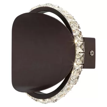 Rabalux Capriana 5049 fali lámpa, metál barna, beépített LED 6 W, 480 lm, 4000 K, IP20